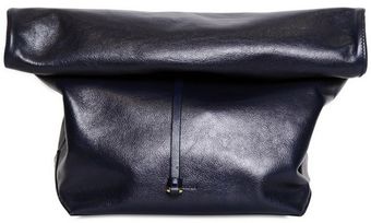 Jil Sander Nuzzi Nappa Leather Lunch Bag Clutch - Lyst