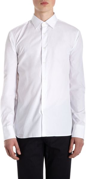 Jil Sander Solid Dress Shirt - Lyst