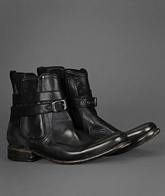 John Varvatos Bowery Buckled Chelsea - Lyst