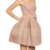 Lanvin Techno Net Baby Doll Dress in Pink (powder) - Lyst