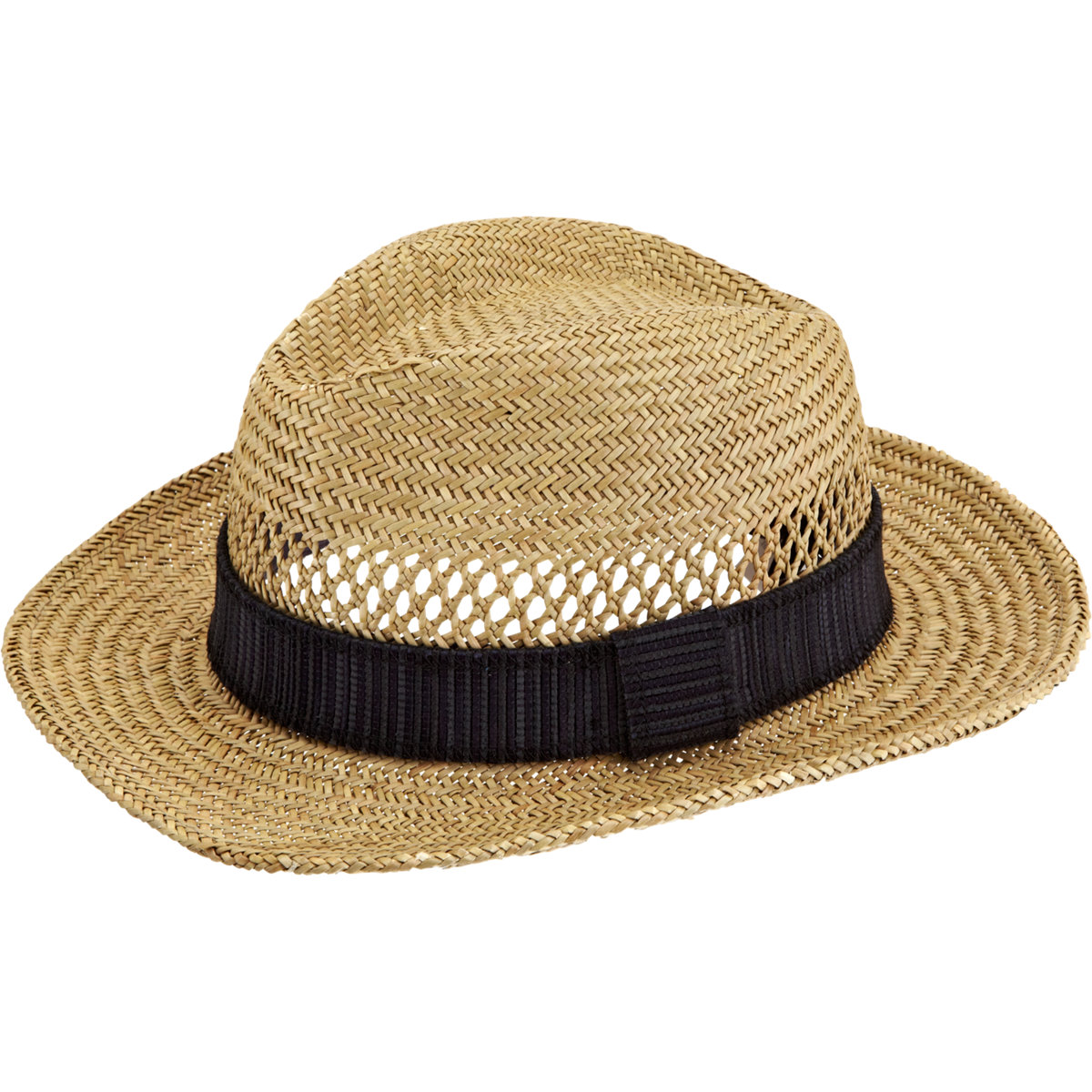 Lanvin Open Weave Straw Hat in Beige for Men (straw) | Lyst