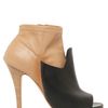 Maison Martin Margiela 100mm Two Tone Leather Open Toe Boots in Black (camel) - Lyst