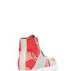 Marc Jacobs Leather Printed Canvas Sneakers in Red for Men (grey/red) - Lyst