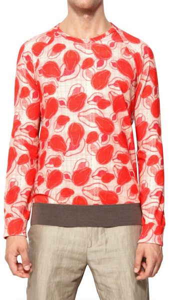 Marc Jacobs Papaya Print Light Fleece Sweatshirt - Lyst