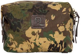 McQ by Alexander McQueen Camouflage Cotton Canvas Toiletry Bag - Lyst