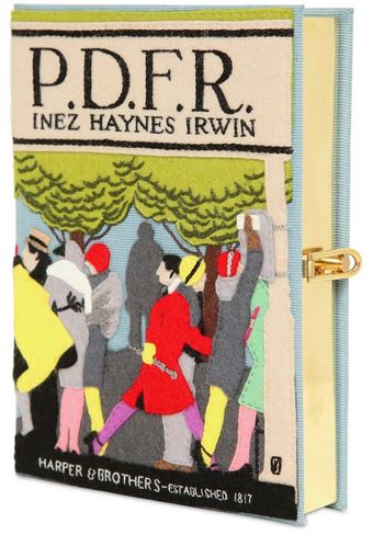 Olympia Le-Tan Pdfr Cotton Book Clutch - Lyst