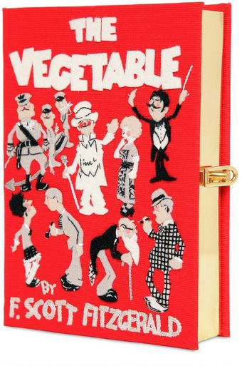 Olympia Le-Tan The Vegetable Cotton Book Clutch - Lyst