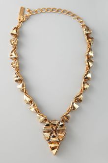 Oscar de la Renta Triangle Cluster Necklace  - Lyst