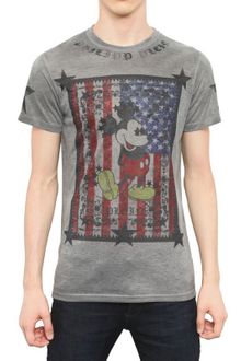 Philipp Plein Mickey American Flag Jersey Tshirt - Lyst