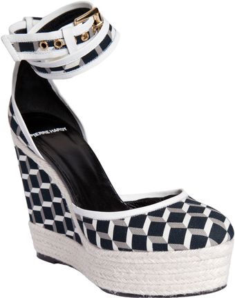 Pierre Hardy Cube Print Espadrilles - Lyst
