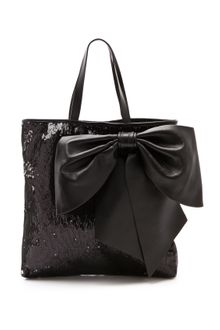 RED Valentino Paillettes Bow Tote - Lyst