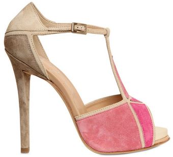 Roger Vivier 120mm Prismick Suede Sandals - Lyst