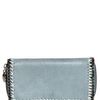 Stella Mccartney Shaggy Faux Deer Wallet in Blue - Lyst
