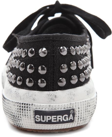 superga black canvas shoes