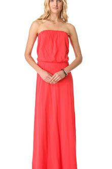 Velvet Freida Strapless Maxi Dress - Lyst