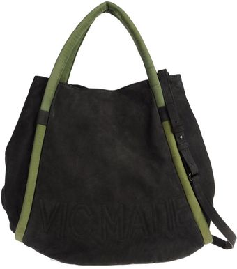 Vic Matie' Large Leather Bag - Lyst