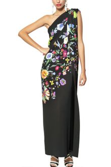 Etro Printed Viscose Cady Long Dress - Lyst