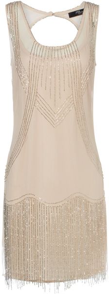 Jane Norman Mesh Flapper Dress - Lyst
