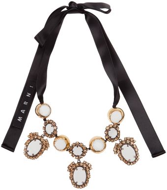 Marni Ribbon Tie Necklace - Lyst