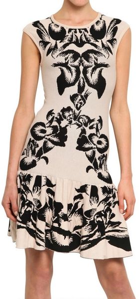 McQ by Alexander McQueen Jacquard Knit dress - Lyst
