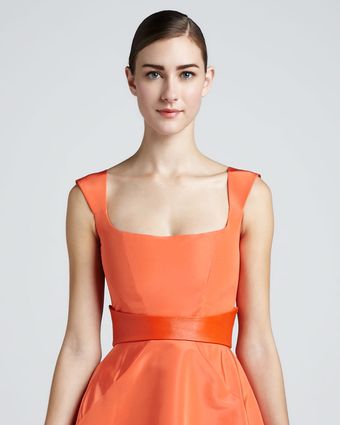 Monique Lhuillier Smooth Leather Belt  - Lyst