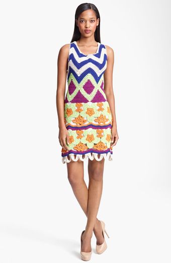 Moschino Cheap & Chic Crochet Dress - Lyst