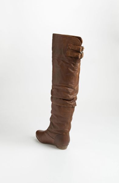 Steve Madden Caliko Over The Knee Boot in Brown (brown leather) | Lyst
