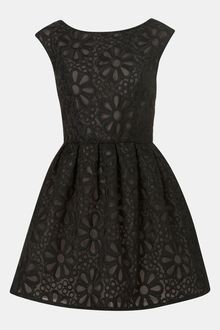 Topshop Embroidered Organza Party Dress - Lyst