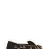 Alexander Mcqueen Suede Bee Embroidery Loafers in Black - Lyst
