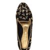 Alexander Mcqueen Suede Bee Embroidery Loafers in Black - Lyst