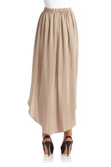 Cut 25 By Yigal Azrouel Silk Hilo Maxi Skirt - Lyst
