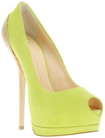 Giuseppe Zanotti Peep Toe Pump - Lyst