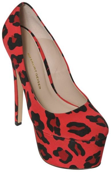 kurt geiger shoes leopard print