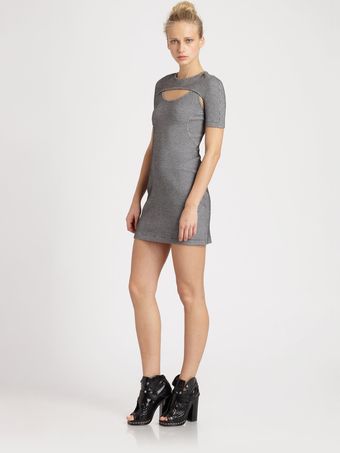 Opening Ceremony Scuba Cutout Dress - Lyst