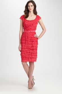 Tadashi Shoji Tiered Dress - Lyst