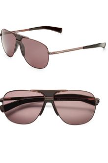 Yves Saint Laurent Metal Plastic Aviator Sunglasses - Lyst