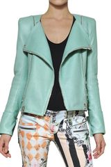 Balmain Nappa Leather Biker Jacket