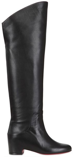 Christian Louboutin Beatriche Calf Over The Knee Boots - Lyst