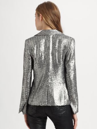 Michael by Michael Kors Sequin Blazer - Lyst