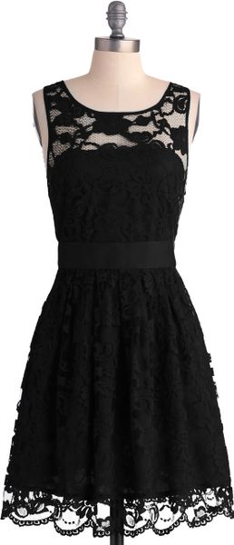 ModCloth When The Night Comes Dress - Lyst