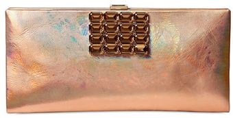 Roger Vivier Night Iridescent Leather Clutch - Lyst