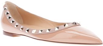 Valentino Studded Ballet Pump - Lyst
