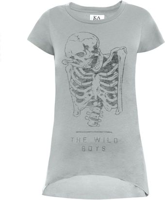 Zoe Karssen Wild Boys Skeleton T-Shirt - Lyst