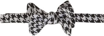 Barneys New York Houndstooth Formal Bow Tie - Lyst