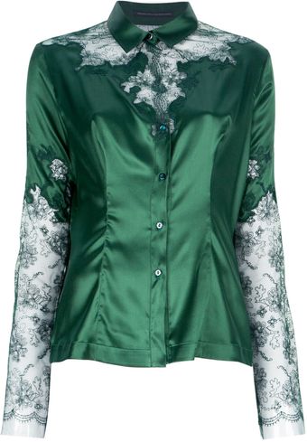 Ermanno Scervino Lace Print Shirt - Lyst