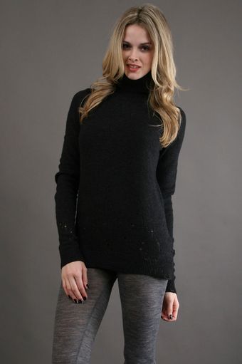 Re.set Turtleneck Sweater with Cutout Details - Lyst