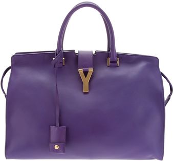 Yves Saint Laurent Leather Tote - Lyst