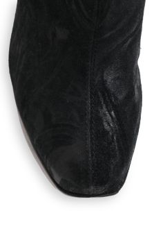 Alice + Olivia Swirl Suede Ankle Boots - Lyst