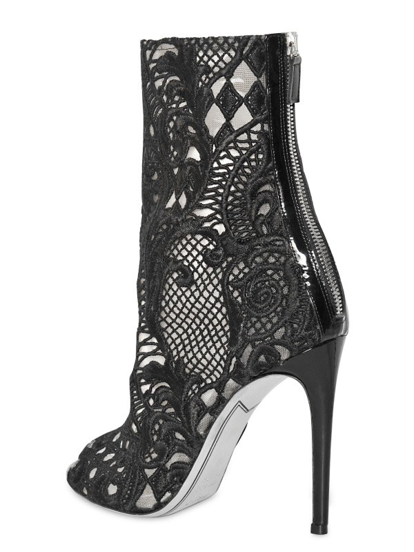 balmain open toe boots