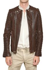 Balmain Nappa Leather Biker Jacket